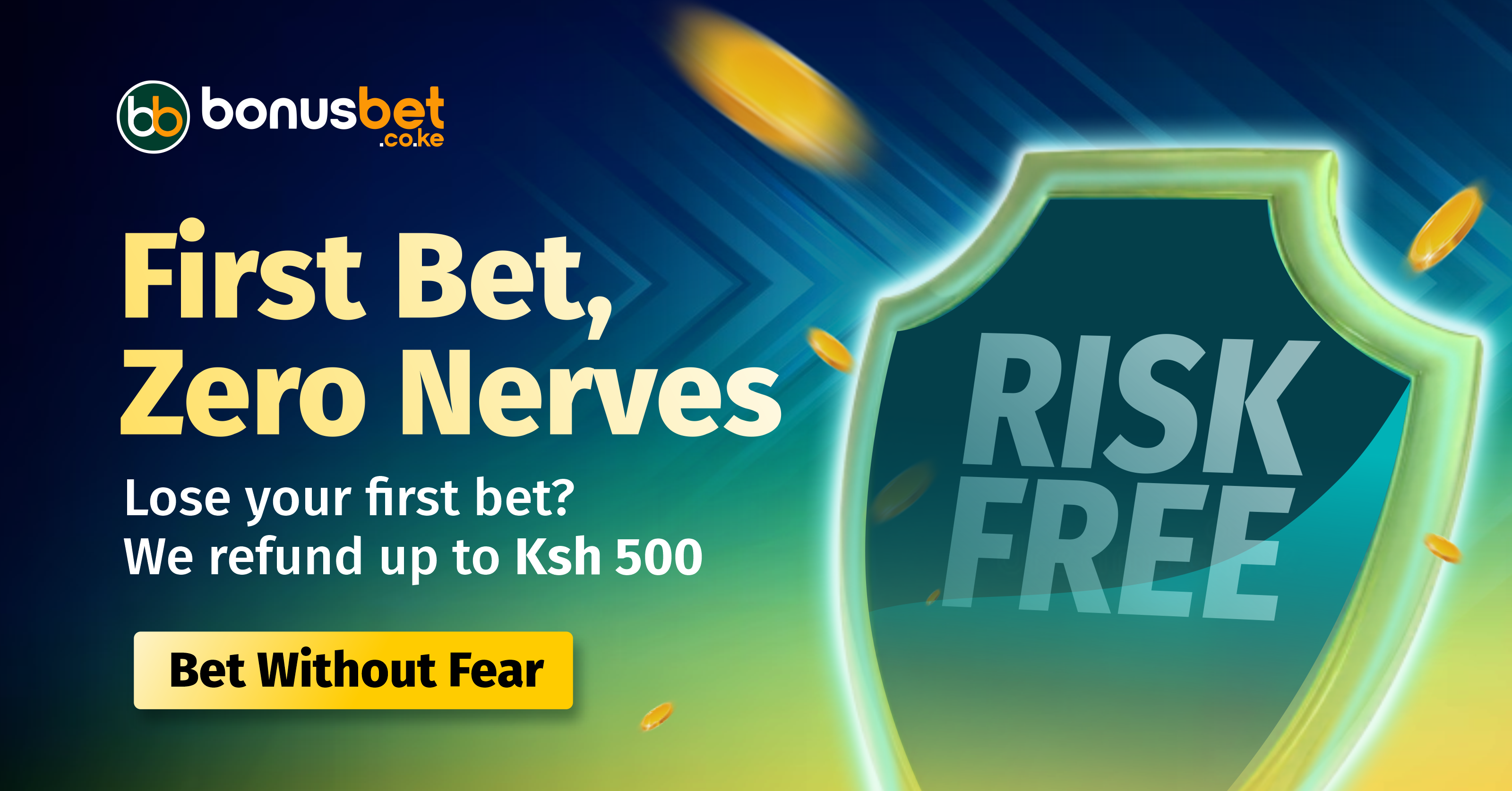Risk-Free First Bet – Up to Ksh. 500